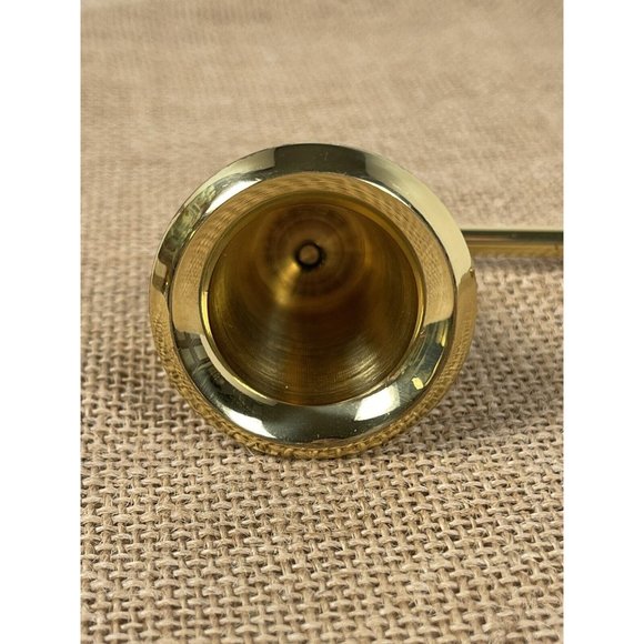 VINTAGE Partylite 9 inch Chatham Candle Snuffer BRASS N6035 FREE SHIPPING! - Picture 8 of 9